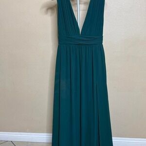Lulus Emerald Green Maxi Dress